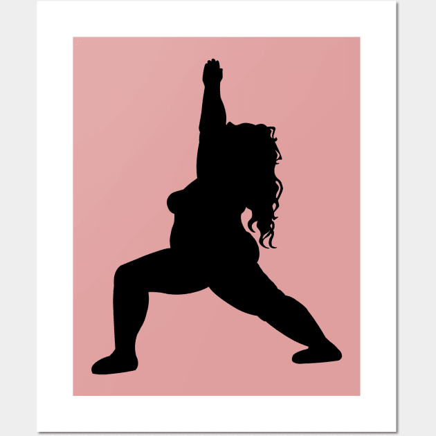 Yoga Girl 2 Wall Art by scoffin